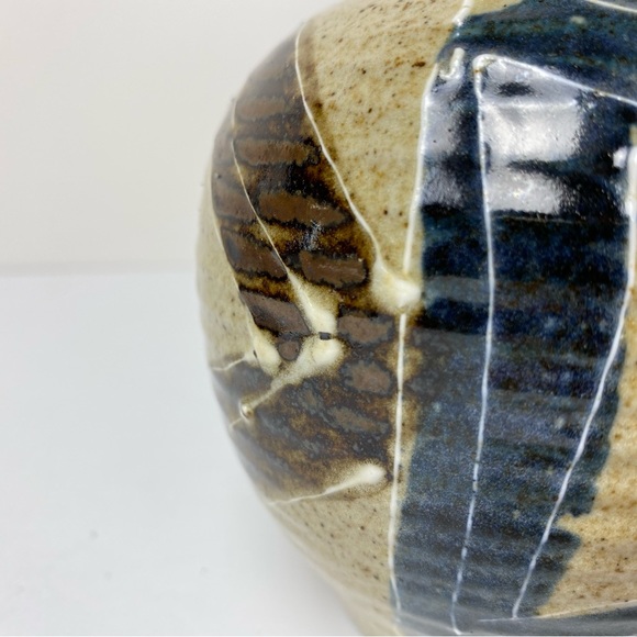 Vintage Japanese Stoneware Vase - Picture 6 of 8